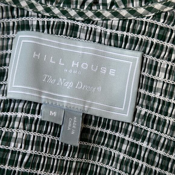 Hill House The Louisa Emerald Green Gingham Nap Dress - Picture 8 of 8